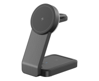 Silver Monkey Alu MagCharger Qi2 3in1 czarna - 1328385 - zdjęcie 2